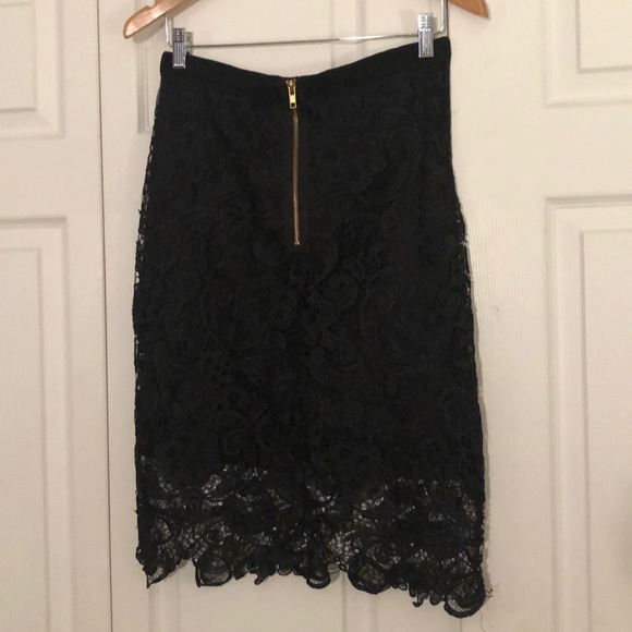 NWOT Forever 21 black lace pencil skirt - Picture 5 of 5